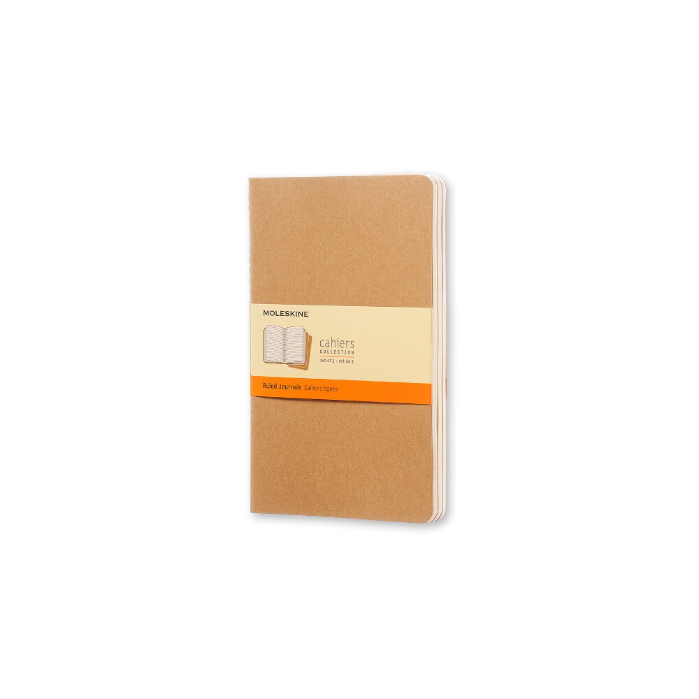 Set 3 caiete Moleskine, Carton/Hartie, 70 g/m2, 13x21 cm, Maro