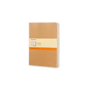 Set 3 caiete Moleskine, Carton/Hartie, 70 g/m2, XL, 19x25 cm, Maro Set 3 caiete Moleskine, Carton/Hartie, 70 g/m2, XL, 19x25 cm, Maro