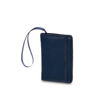 Ecuson bagaj Moleskine Classic, Poliuretan, Albastru inchis Ecuson bagaj Moleskine Classic, Poliuretan, Albastru inchis