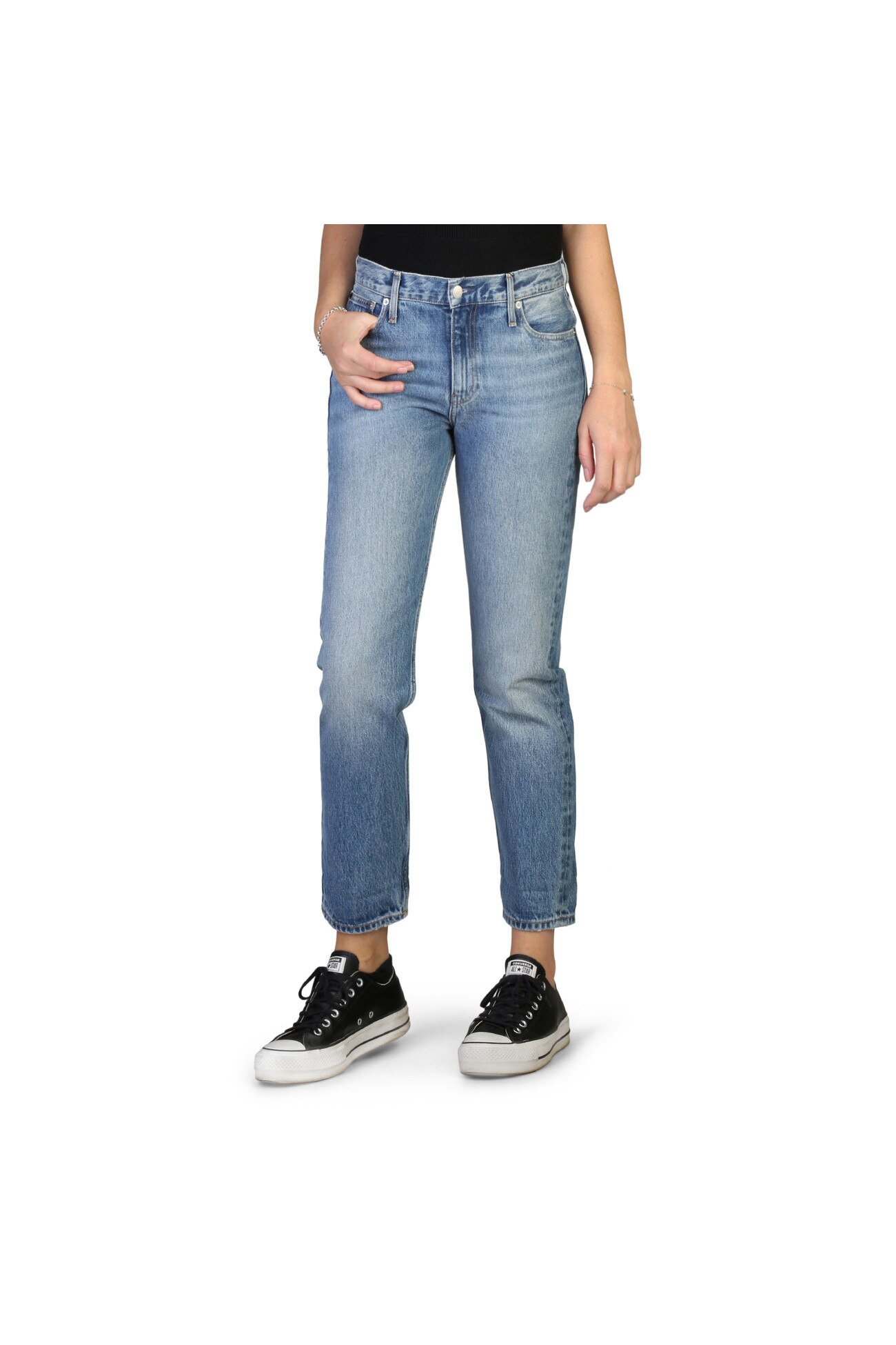 Blugi femei Calvin Klein model ZW0ZW00899, Albastru