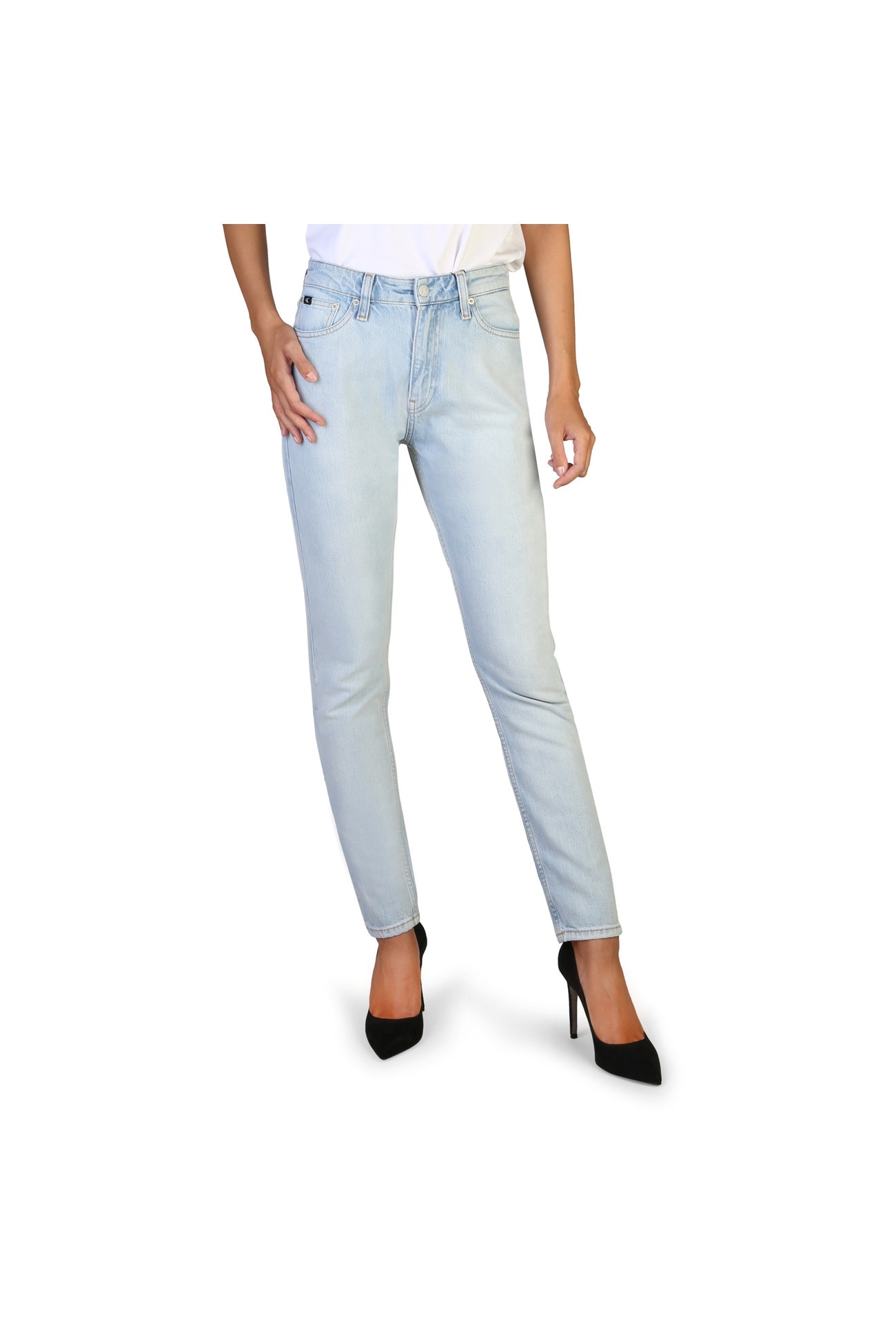 Blugi femei Calvin Klein model ZW0ZW01095, Albastru