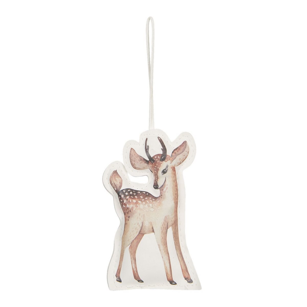 Ornament brad din lemn model Ren 8 cm x 2 cm x 14 h