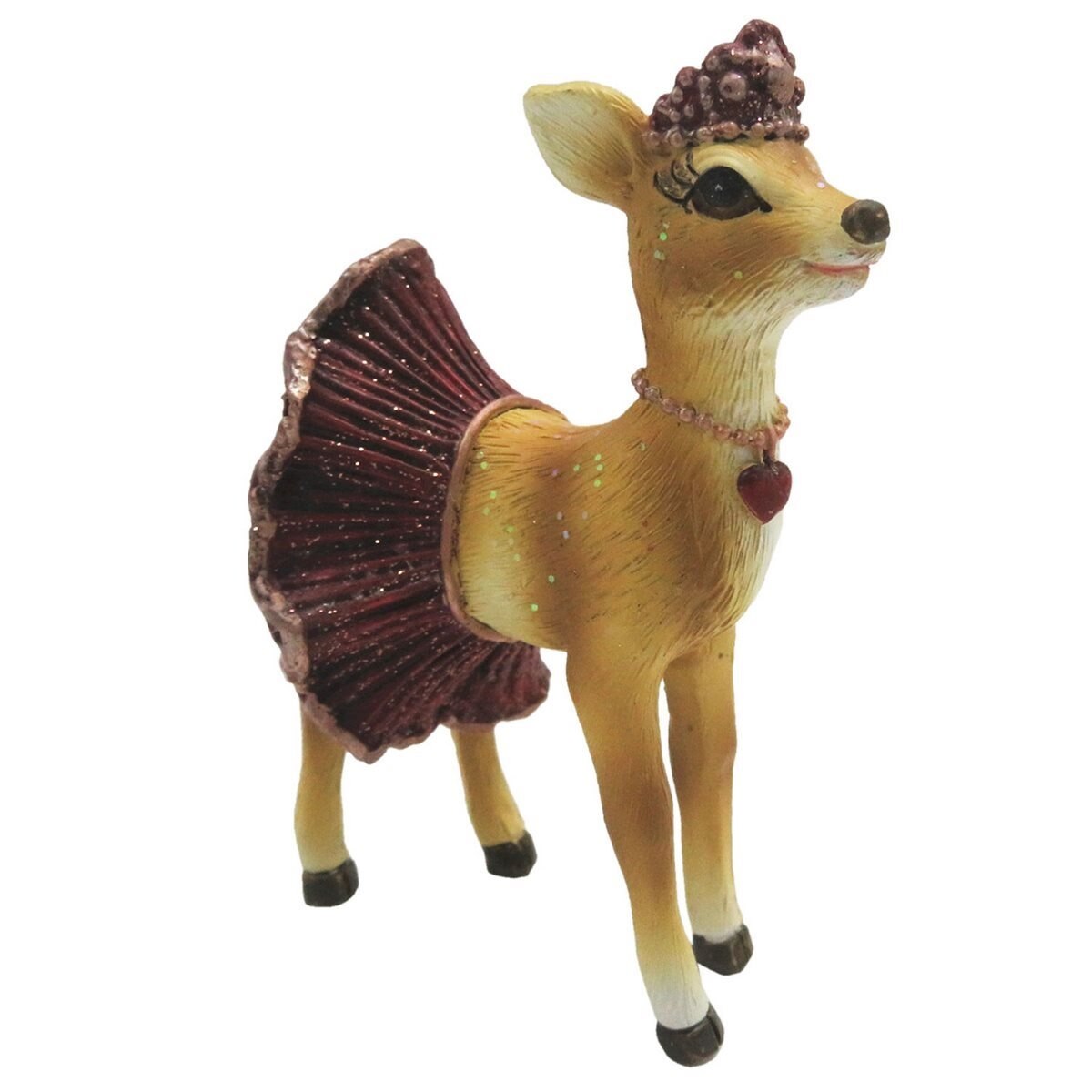 Figurina Ren din polirasina maro 7 cm x 5 cm x 9 h