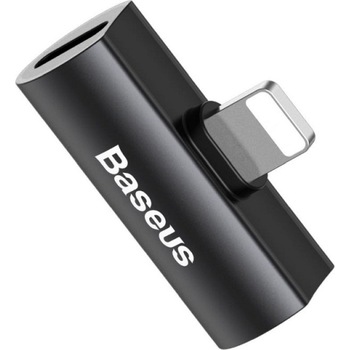 Adaptor Audio Baseus Lightning - Lightning, Cu port Incarcare, CAL46-01, Negru Adaptor Audio Baseus Lightning - Lightning, Cu port Incarcare, CAL46-01, Negru