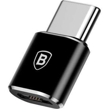 Adaptor Conversie Baseus MicroUSB la USB Type-C, CAMOTG-01, Negru Adaptor Conversie Baseus MicroUSB la USB Type-C, CAMOTG-01, Negru
