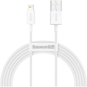 Cablu Date si Incarcare Baseus USB la Lightning Superior, 2 m, 2.4A, CALYS-C02, Alb Cablu Date si Incarcare Baseus USB la Lightning Superior, 2 m, 2.4A, CALYS-C02, Alb