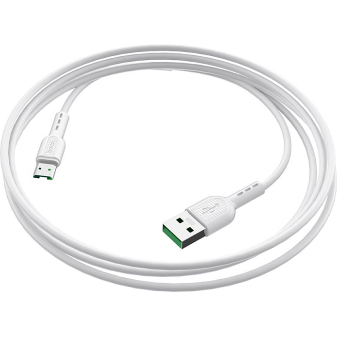 Cablu Date si Incarcare HOCO USB la MicroUSB X33 Surge flash, 4A, 1 m, Alb