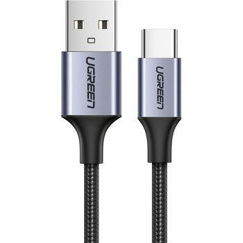 Cablu Date si Incarcare UGREEN USB la USB Type-C, 3A, 1 m, Gri Cablu Date si Incarcare UGREEN USB la USB Type-C, 3A, 1 m, Gri