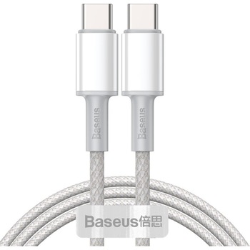 Cablu Date si Incarcare Baseus USB Type-C la USB Type-C, 2 m, 100 W, 5 A, CATGD-A02, Alb Cablu Date si Incarcare Baseus USB Type-C la USB Type-C, 2 m, 100 W, 5 A, CATGD-A02, Alb