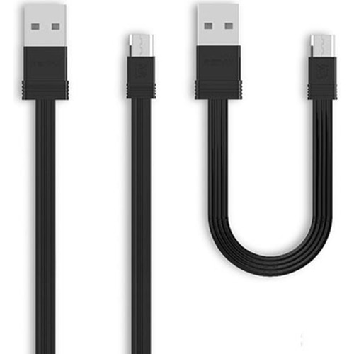 Set Cablu de date Remax MicroUSB RC-062m Tengy, 2.1A, 1m / 16cm, Negru