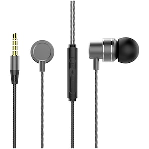 Casti In-Ear Lenovo HF118, Cu microfon, 3.5 mm, Negru