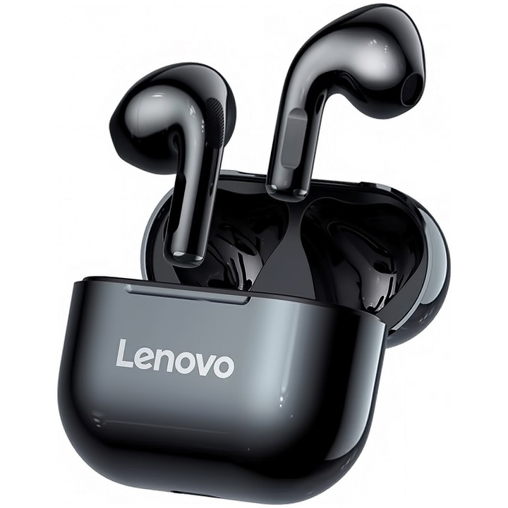 Слушалки Bluetooth Lenovo LivePods LP40,SinglePoint, Черен