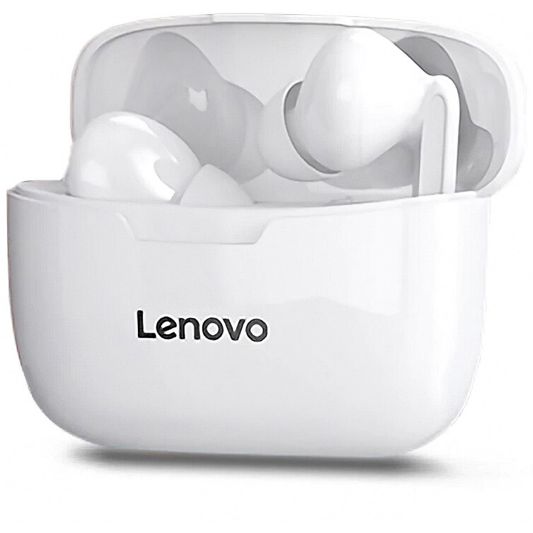 Casti Bluetooth Lenovo XT90, SinglePoint, Alb