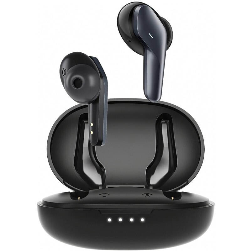 Casti Bluetooth BlitzWolf, IPX5, SinglePoint, BW-FYE5S, Negru