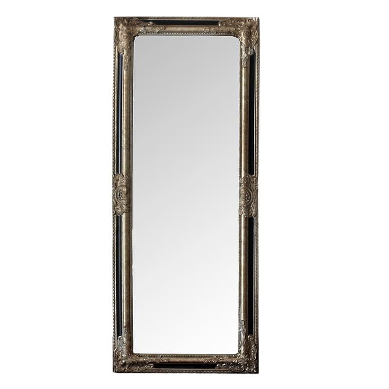 Oglinda perete din lemn Black Champagne 50 cm x 130 cm