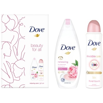 Set cadou Dove Relaxing: Gel de dus 250 ml + Deodorant 150 ml Set cadou Dove Relaxing: Gel de dus 250 ml + Deodorant 150 ml