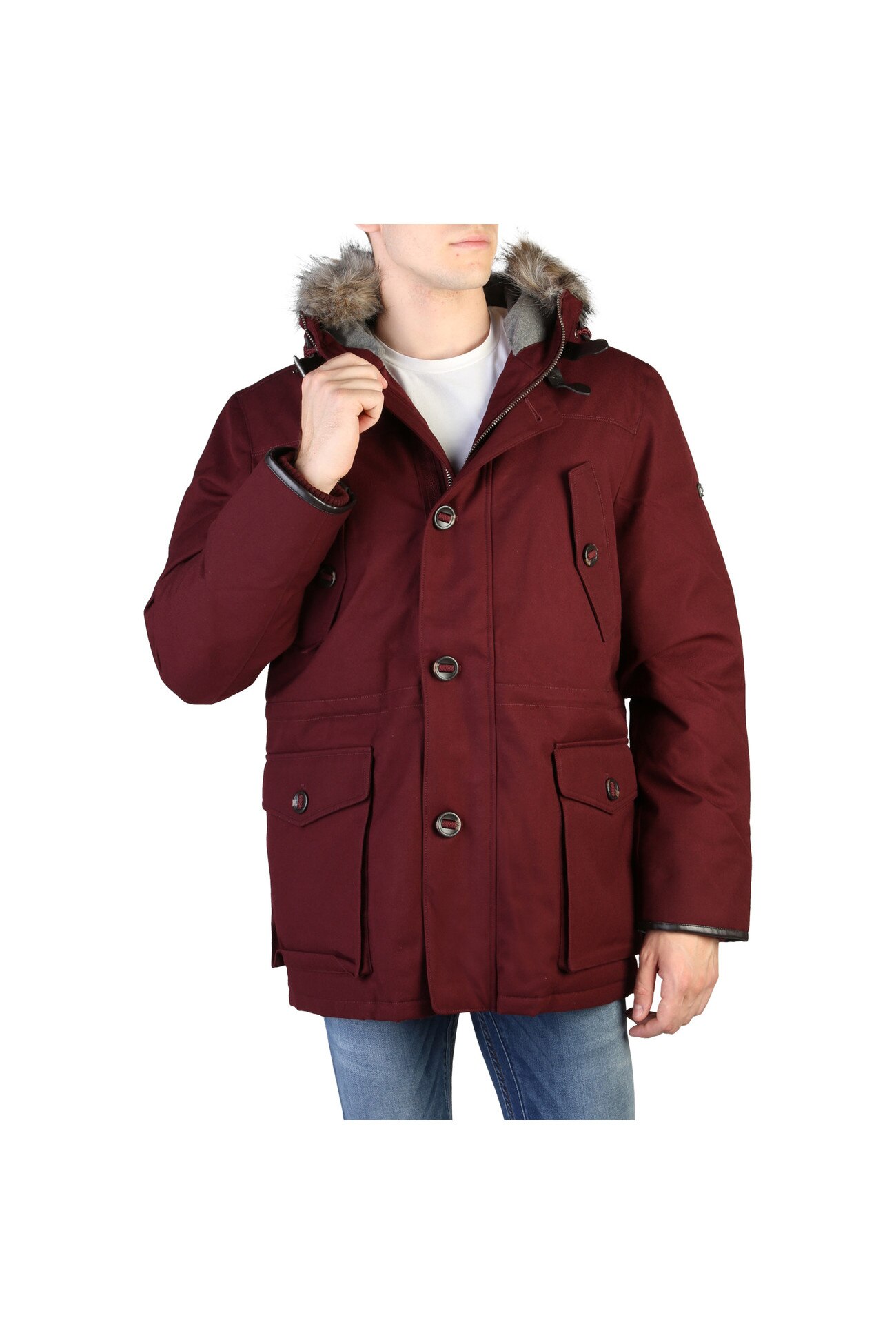 Geaca barbati Hackett model HM402405_2, Rosu, S