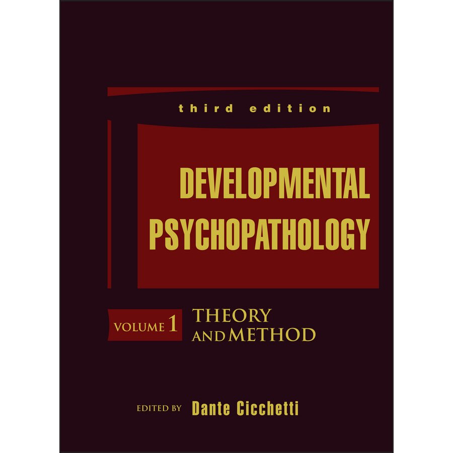 Developmental Psychopathology, Theory and Method de Dante Cicchetti