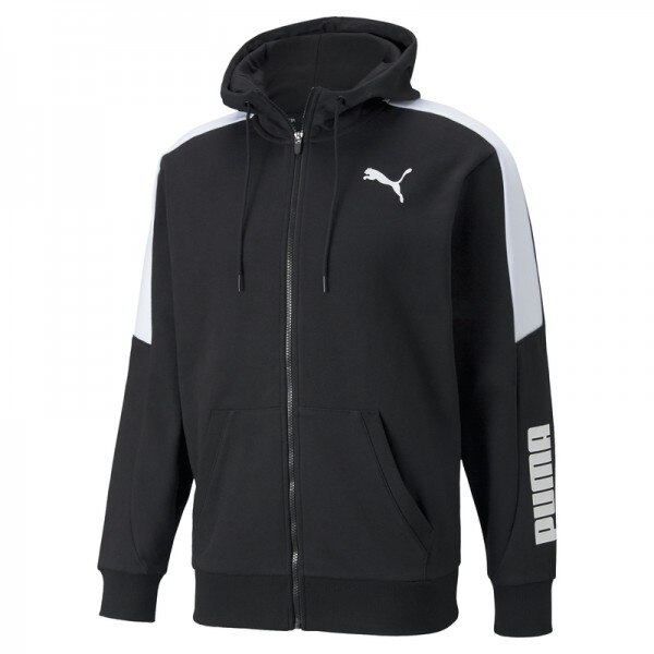 Bluza Puma modern sports fz hoodie fl 589479-01, Barbati, XS INTL, Negru