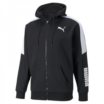 Bluza Puma modern sports fz hoodie fl 589479-01, Barbati, XS INTL, Negru Bluza Puma modern sports fz hoodie fl 589479-01, Barbati, XS INTL, Negru