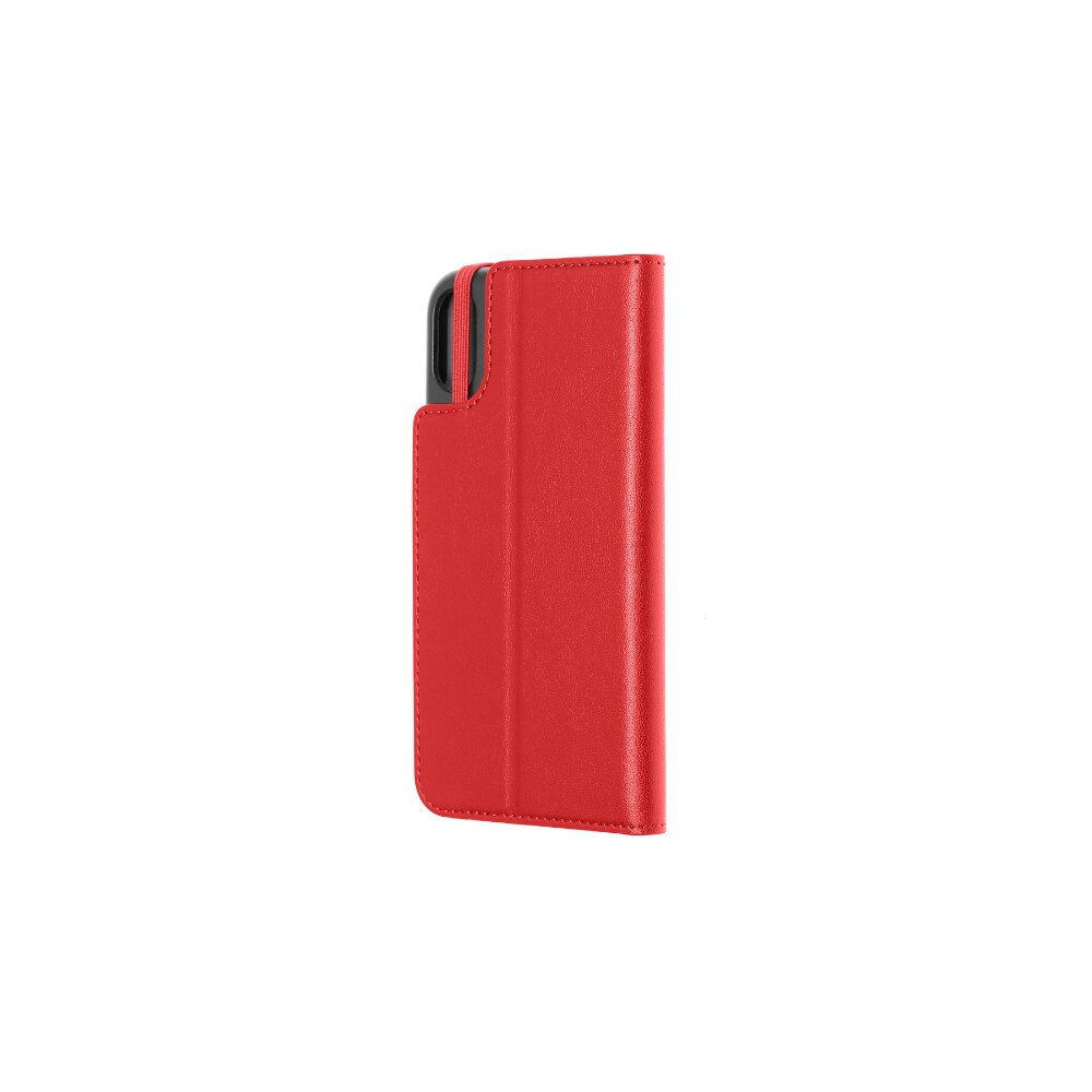 Husa pentru iPhone XS Max Moleskine, Poliuretan, Rosu