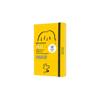 Calendar lunar 2022, Moleskine, Peanuts, Hard cover, 9x14 cm, Galben Calendar lunar 2022, Moleskine, Peanuts, Hard cover, 9x14 cm, Galben