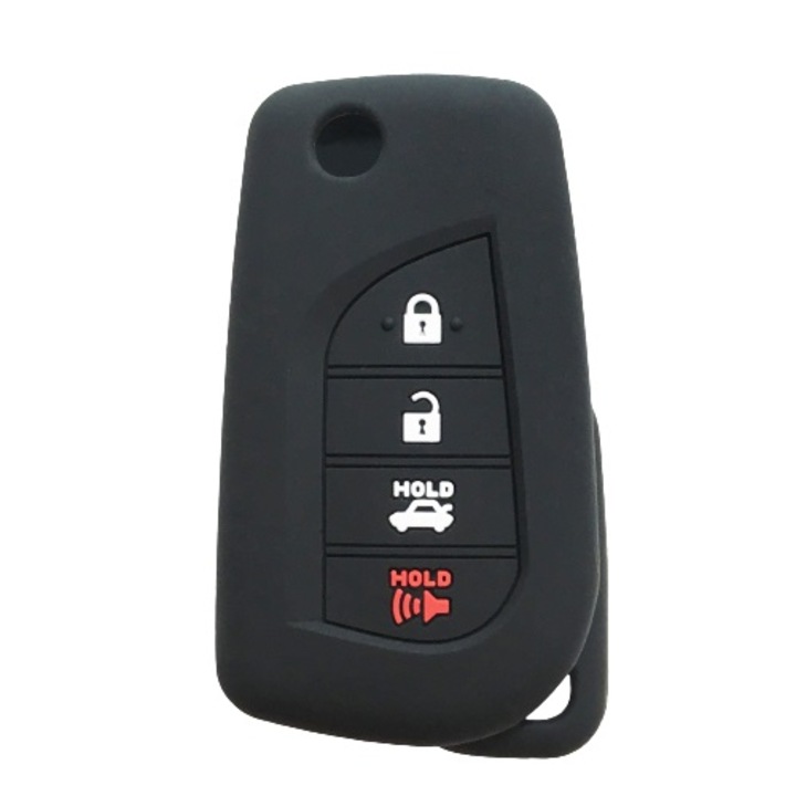 Husa cheie tip briceag Toyota, negru