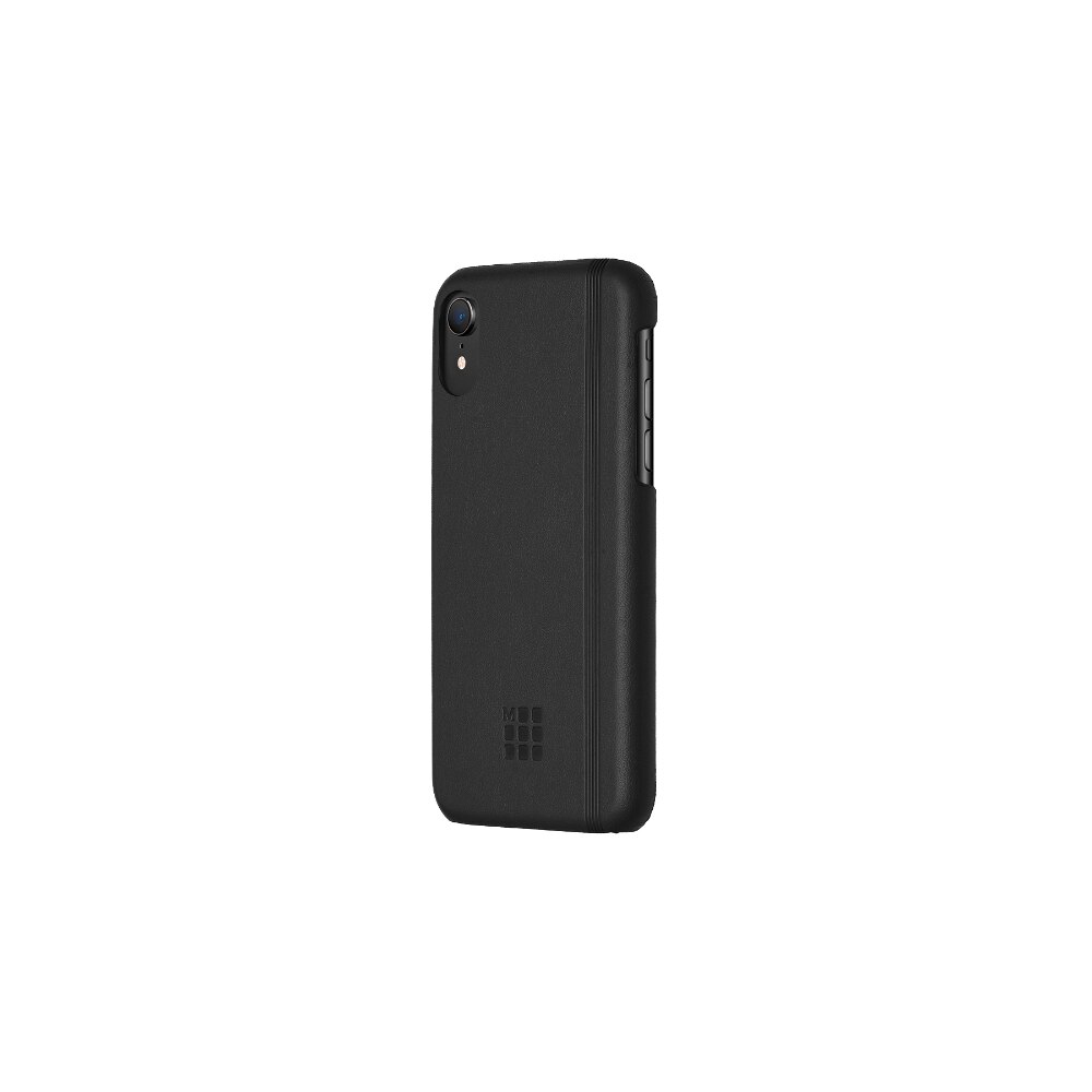 Husa pentru iPhone XR Moleskine, Poliuretan, Negru