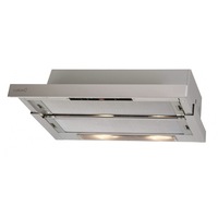 Hota telescopica din aluminiu CATA TF-5260 X/L, doua motoare, latime 60 cm, gri