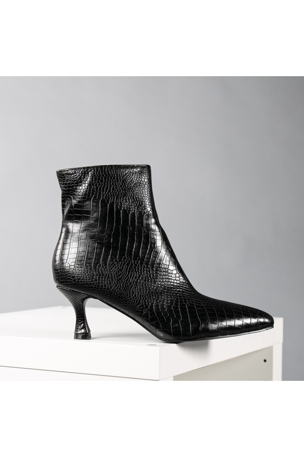 Botine dama Davia K, Negru