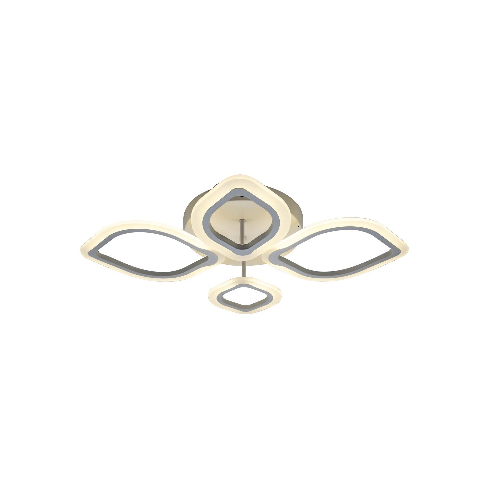 Lustra LED Clics Vella, 92 W, Reglabila prin telecomanda, Lumina calda, rece, neutra