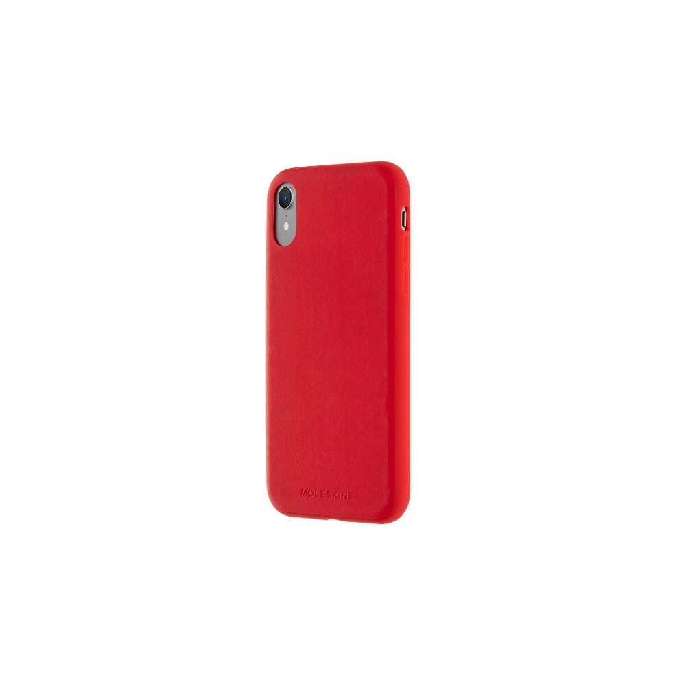 Husa pentru iPhone XR Moleskine, Soft touch, Poliuretan cauciucat, Rosu