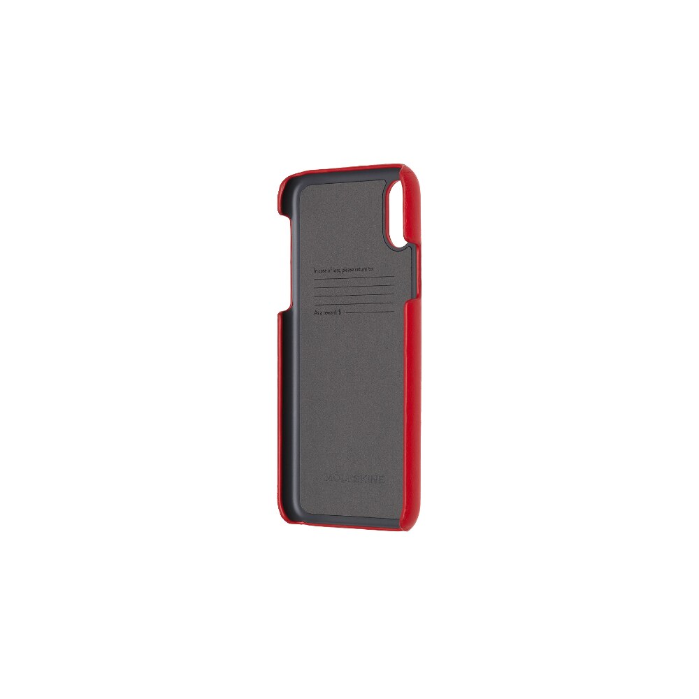 Husa pentru iPhone XR Moleskine, Poliuretan, Rosu