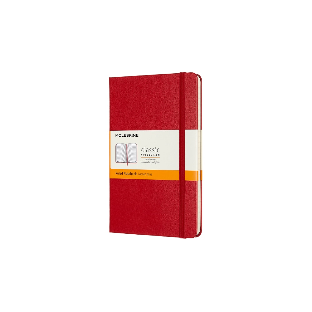 Agenda Moleskine, Classic Collection, 70 g / m2, 11 x 18 cm, Rosu