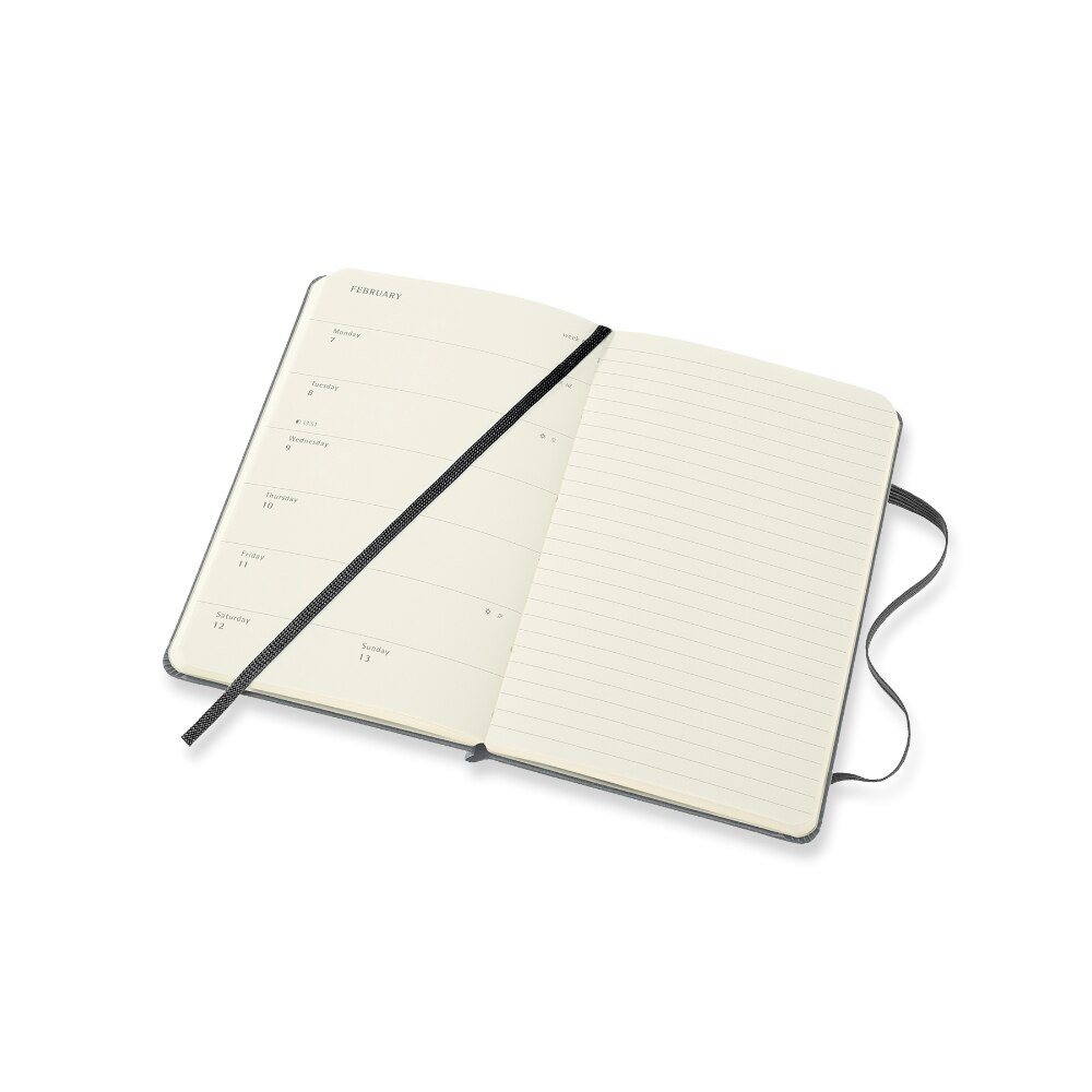 Calendar 18 luni 2021/2022, Moleskine, Micul Print, Hard cover, 19x14 ...
