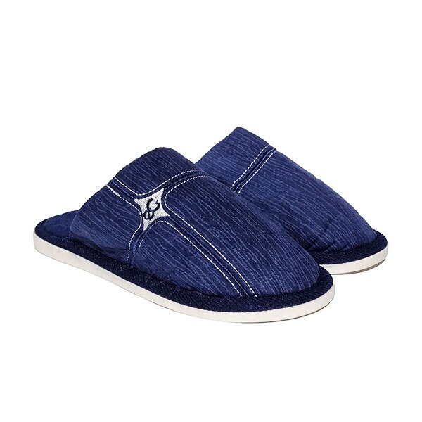 Papuci casa barbati Trendd Egeo, Bleumarin