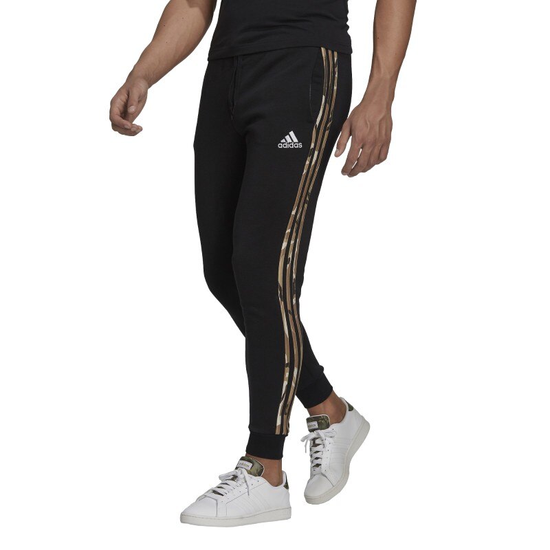 Pantaloni Adidas Essentials Fleece GV2125, Barbati, Negru