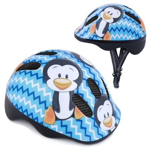 Casca ciclism reglabila copii Spokey, 44/48 cm, 49/56 cm, Albastru