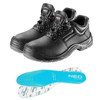 Pantofi de lucru profesionali, 02, SRC, piele, talpici/branturi, marimea 40, NEO Pantofi de lucru profesionali, 02, SRC, piele, talpici/branturi, marimea 40, NEO