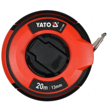 Ruleta pentru lungimi mari Yato YT-71580, lungime 20 m Ruleta pentru lungimi mari Yato YT-71580, lungime 20 m