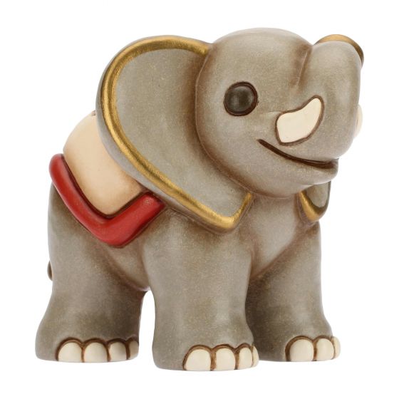 Figurina Elefantul fericit, ceramica THUN, 8 cm