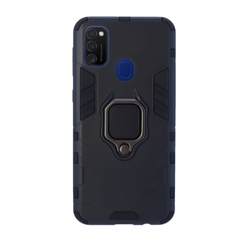 Husa Cover Hard Ring Armor pentru Samsung Galaxy M21 Negru Husa Cover Hard Ring Armor pentru Samsung Galaxy M21 Negru