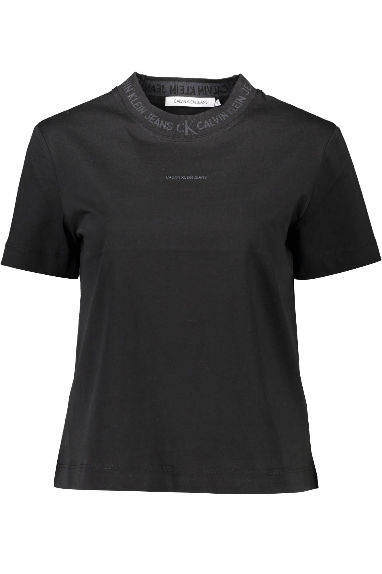 Tricou Dama, CALVIN KLEIN, 9106305, Logo, Negru, Negru
