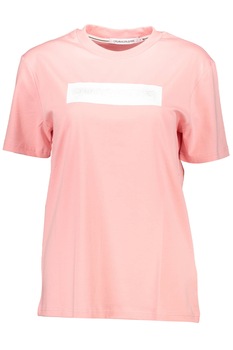 Tricou Dama, CALVIN KLEIN, 9108013, Logo, Roz, Roz Tricou Dama, CALVIN KLEIN, 9108013, Logo, Roz, Roz