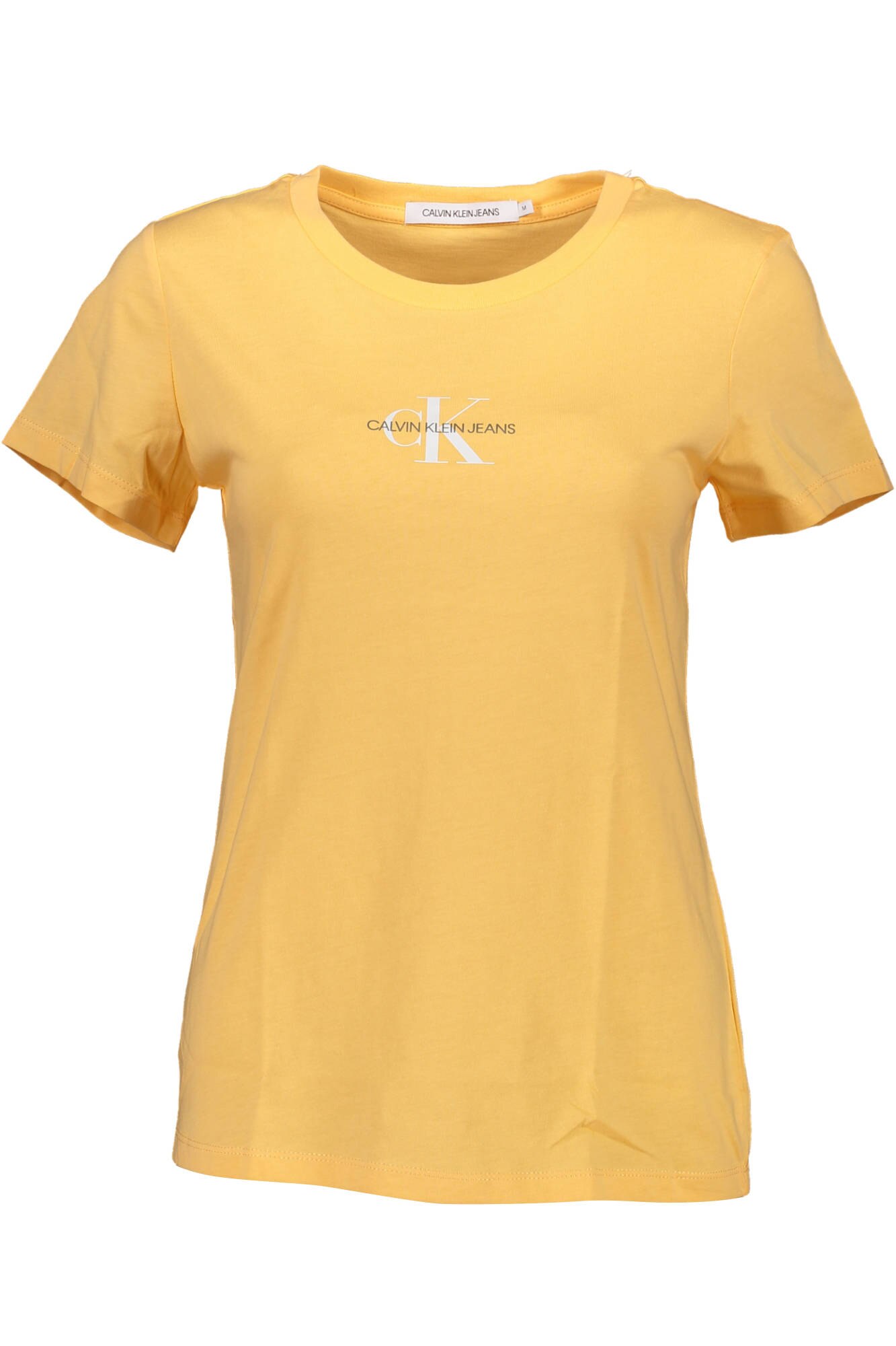 Tricou Dama, CALVIN KLEIN, 9106385, Logo, Portocaliu, Portocaliu, XL