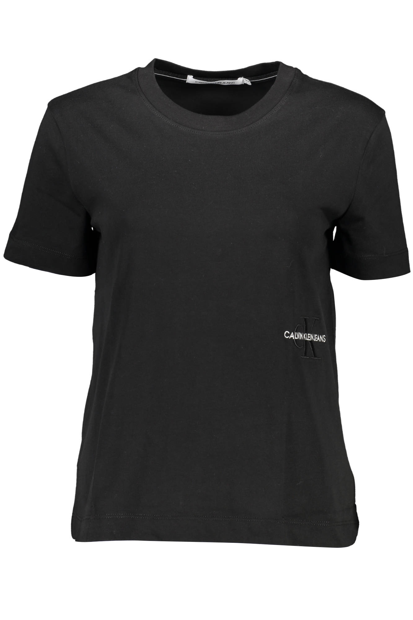 Tricou Dama, CALVIN KLEIN, 9106362, Logo, Negru, Negru, L