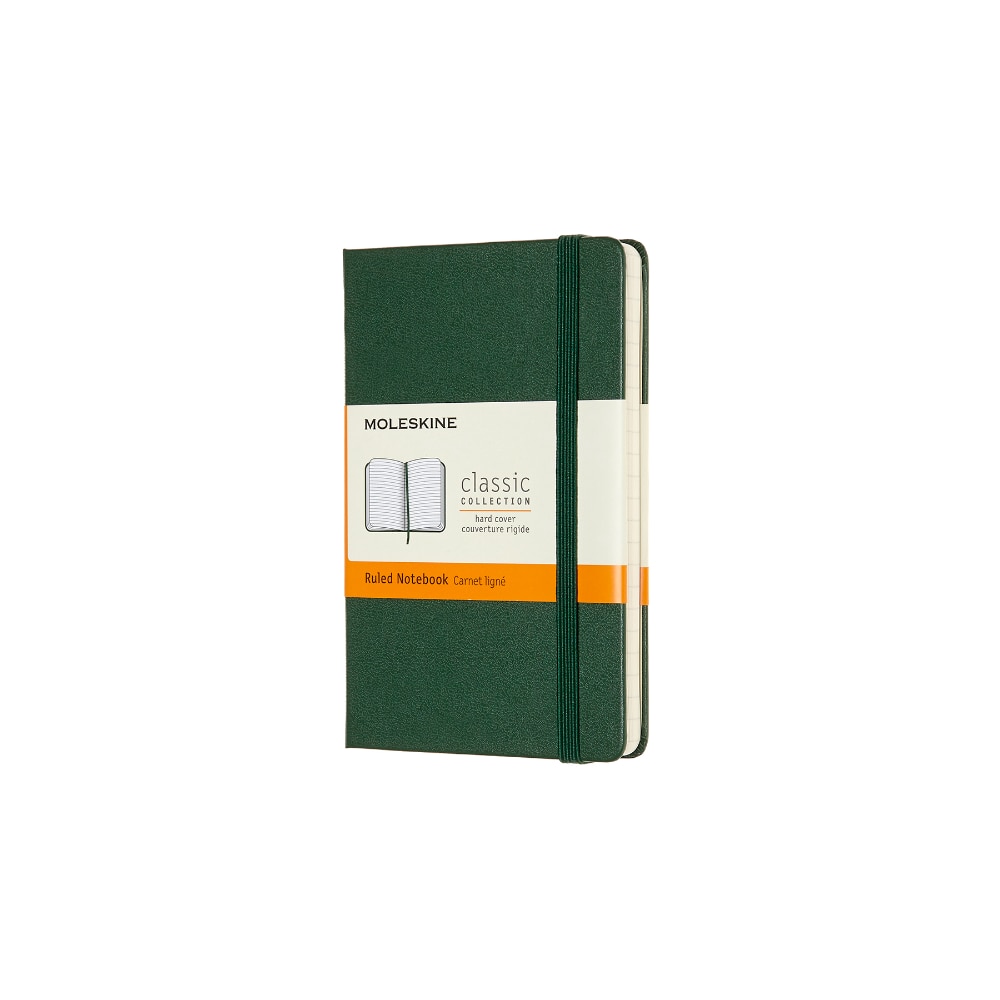 Agenda Moleskine, Classic Collection, 70 g / m2, A6, 9 x 14 cm, Verde