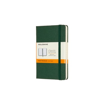 Agenda Moleskine, Classic Collection, 70 g / m2, A6, 9 x 14 cm, Verde Agenda Moleskine, Classic Collection, 70 g / m2, A6, 9 x 14 cm, Verde