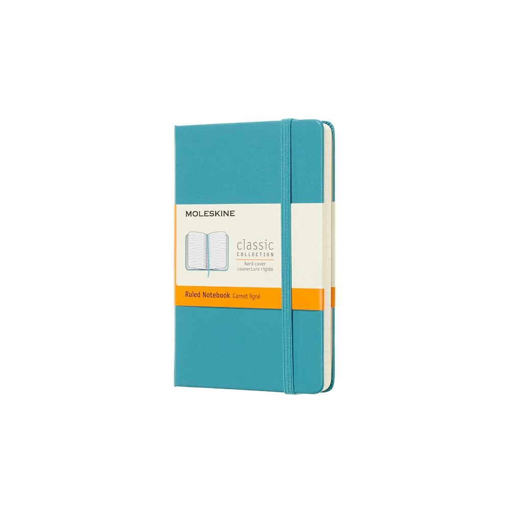 Agenda Moleskine, Classic Collection, 70 g / m2, A6, 9 x 14 cm, Turcoaz