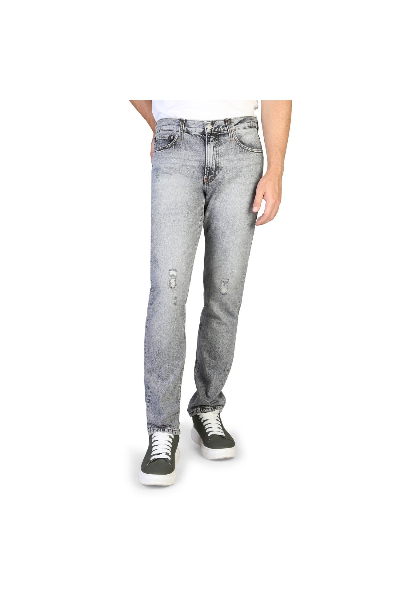 Blugi barbati Calvin Klein model ZM0ZM01021, Gri